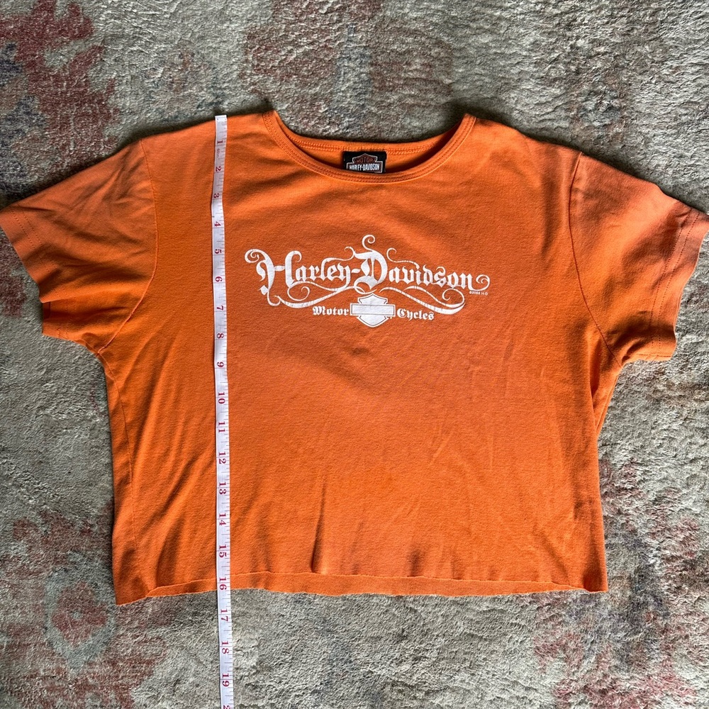 Harley-Davidson Orange Short Sleeve Tee